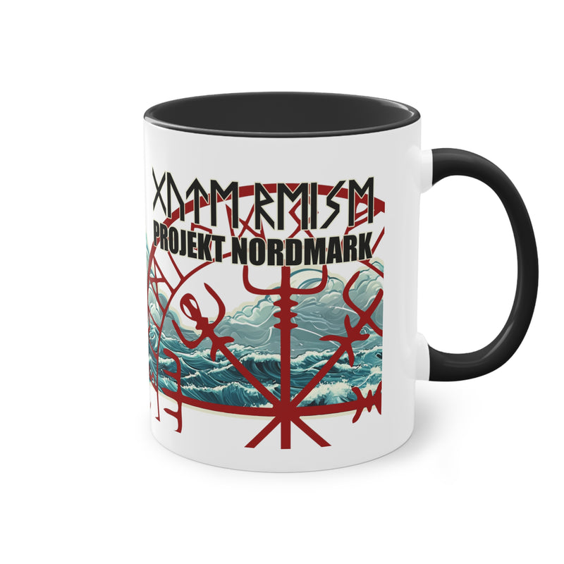 Viking Ship - Bon Voyage - Mug, two-colored
