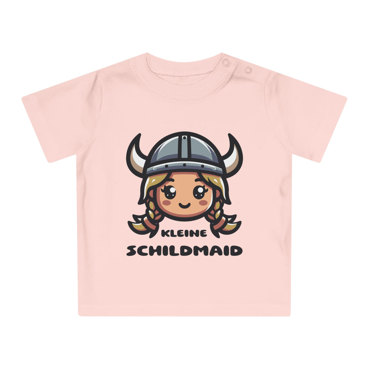 Stilvolles Baby T-Shirt "Kleine Schildmaid" - Bio-Baumwolle