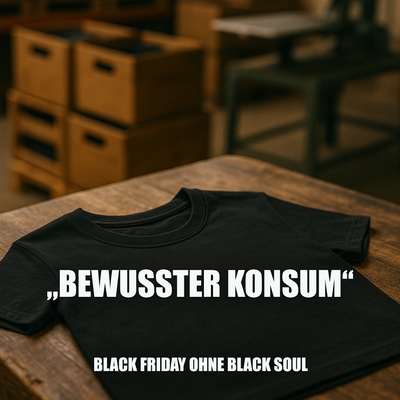 Bewusster Konsum – Black Friday ohne Black Soul