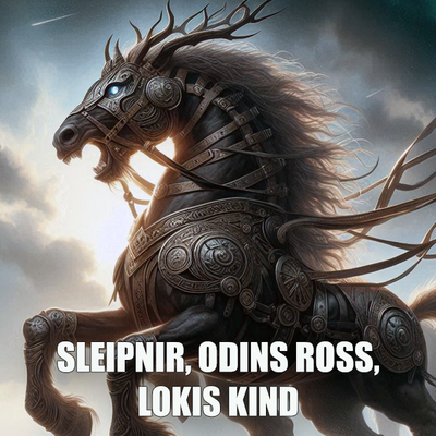 Sleipnir - achtbeiniges Ross Odins in der nordischen Mythologie