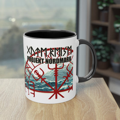 Wikinger Schiff - Gute Reise - Tasse, zweifarbig