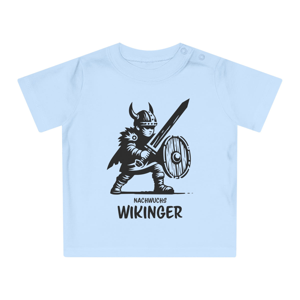 Nachwuchs Wikinger - jetzt geht es los! - Baby Shirt aus Bio-Baumwolle