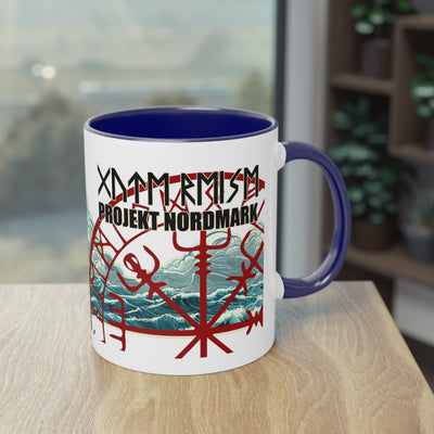 Wikinger Schiff - Gute Reise - Tasse, zweifarbig