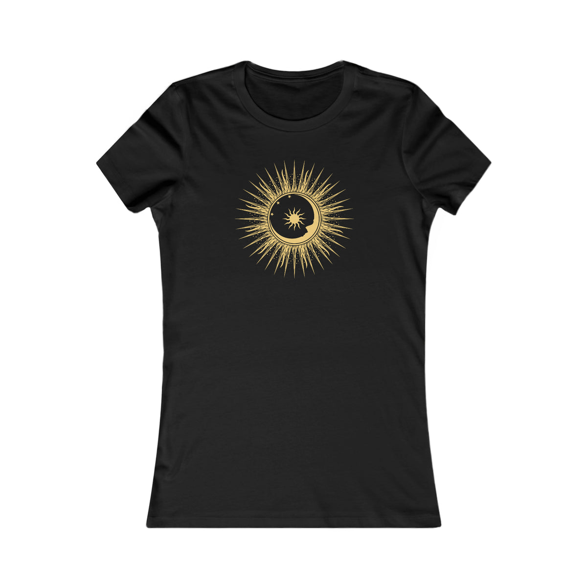 Sonne, Mond und Sterne - Damen T Shirt