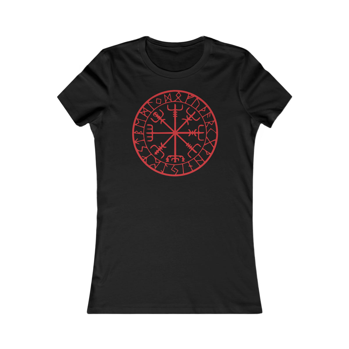 Vegvisir - Wikingerkompass - rot - Damen T Shirt