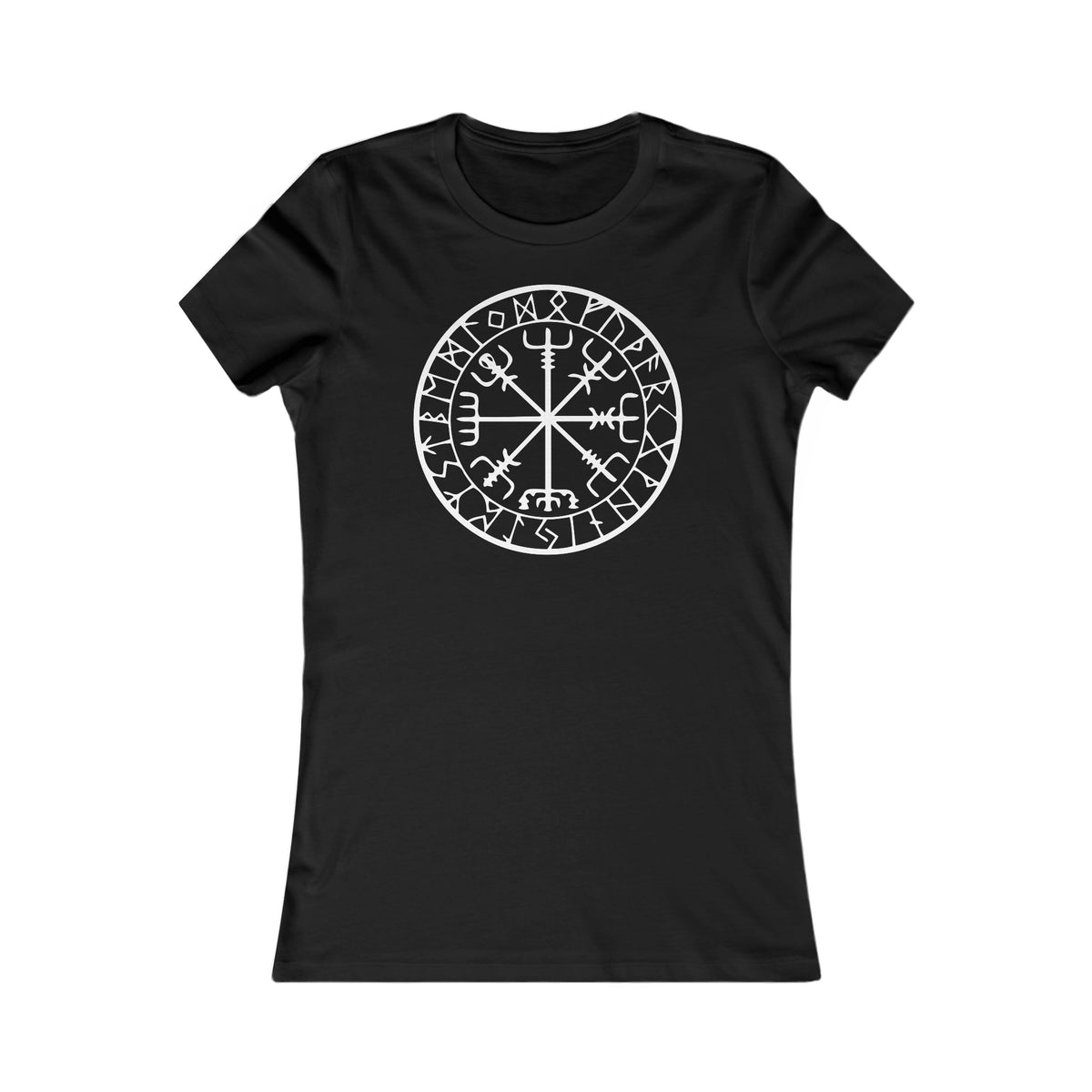 Vegvisir - Wikingerkompass - weiss - Damen T Shirt