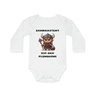 Cute Viking romper for your baby "I'm going to plunder"