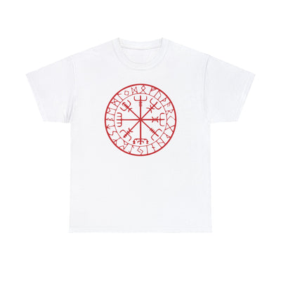 Vegvisir - Wikingerkompass - rot- T-Shirt