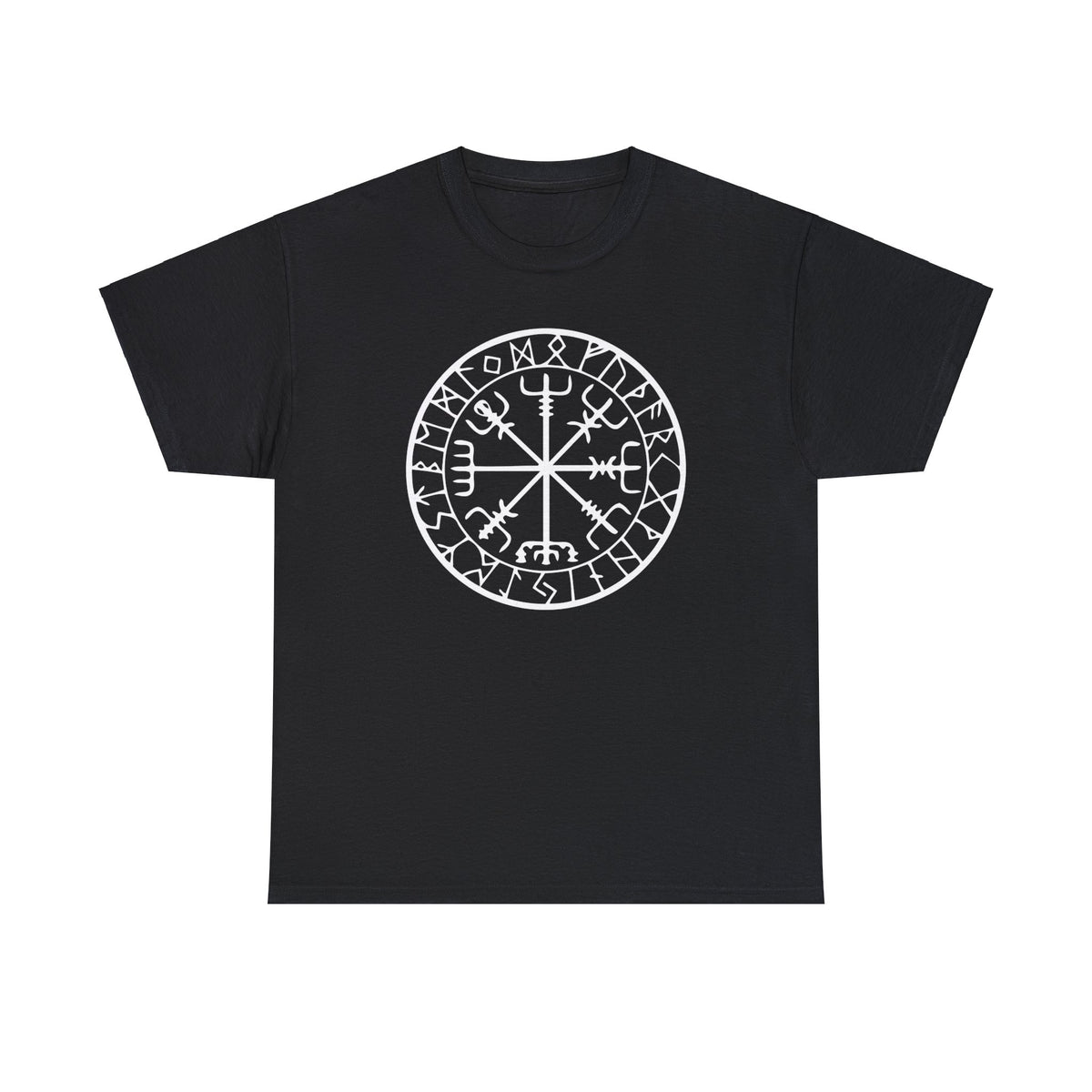 Vegvisir - Wikingerkompass - weiss - T-Shirt