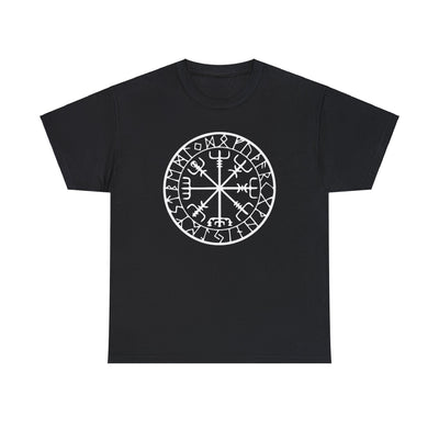 Vegvisir - Wikingerkompass - weiss - T-Shirt