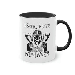 Böser Alter Wikinger - Tasse, zweifarbig