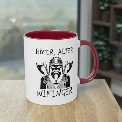 Evil Old Viking - Mug, two-tone