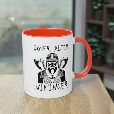 Evil Old Viking - Mug, two-tone