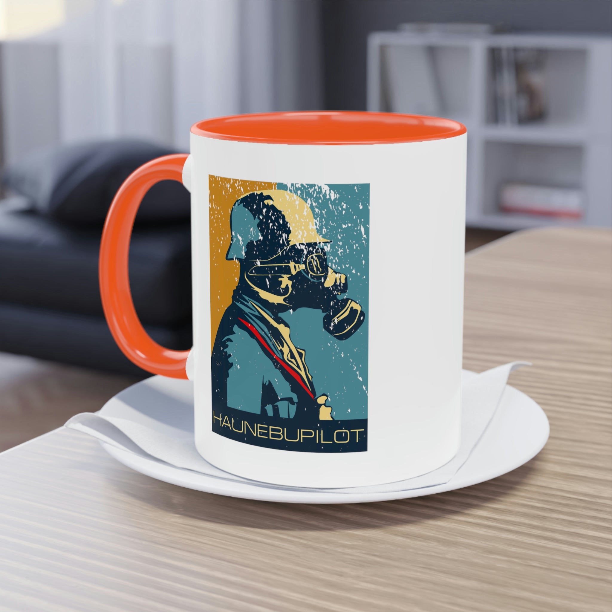 Haunebupilot - Tasse, zweifarbig