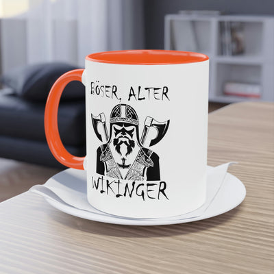 Evil Old Viking - Mug, two-tone