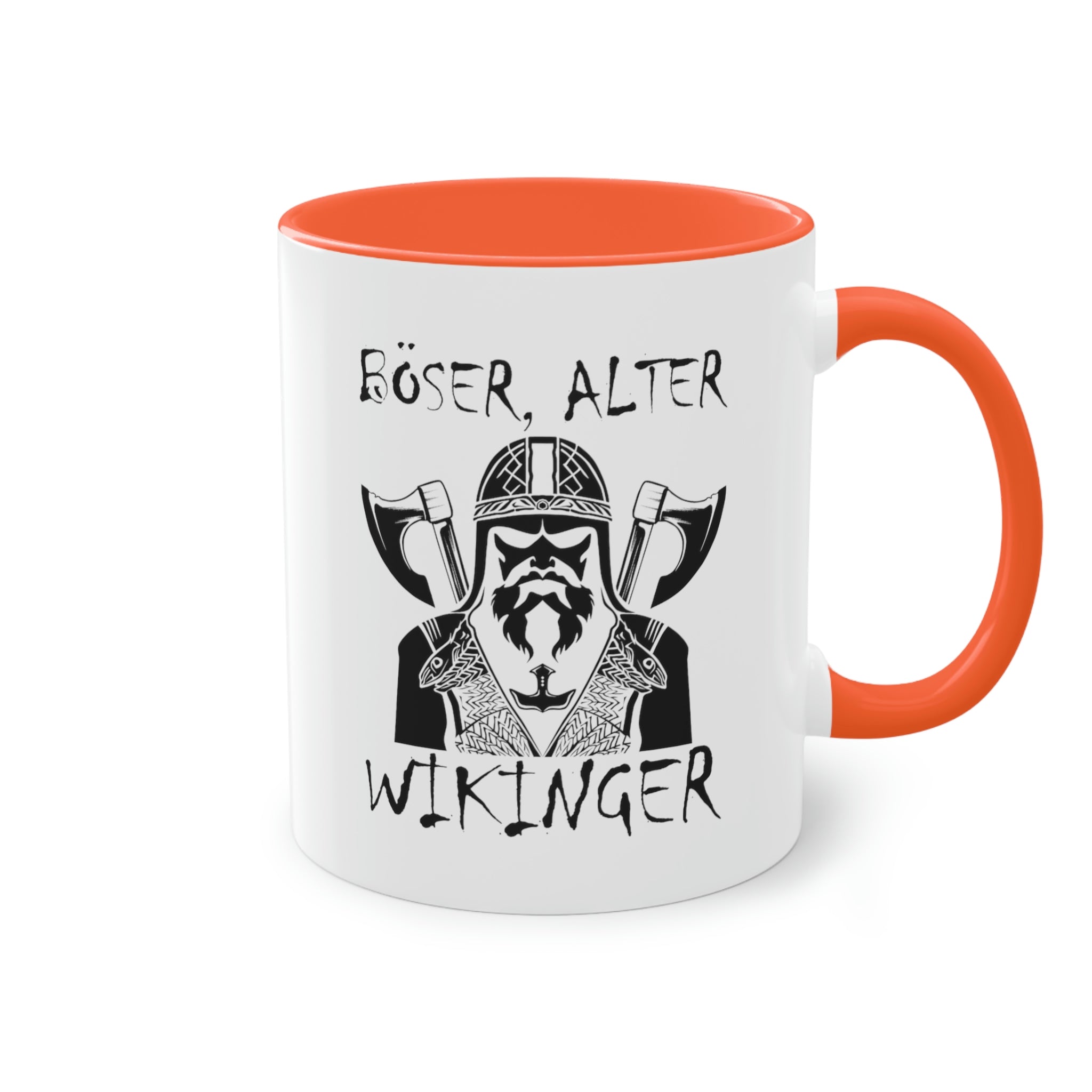 Böser Alter Wikinger - Tasse, zweifarbig
