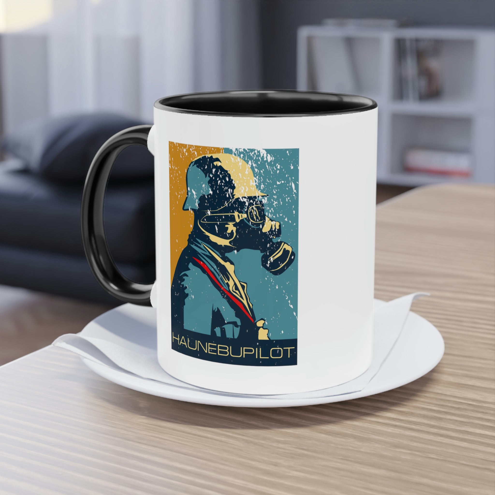 Haunebupilot - Tasse, zweifarbig