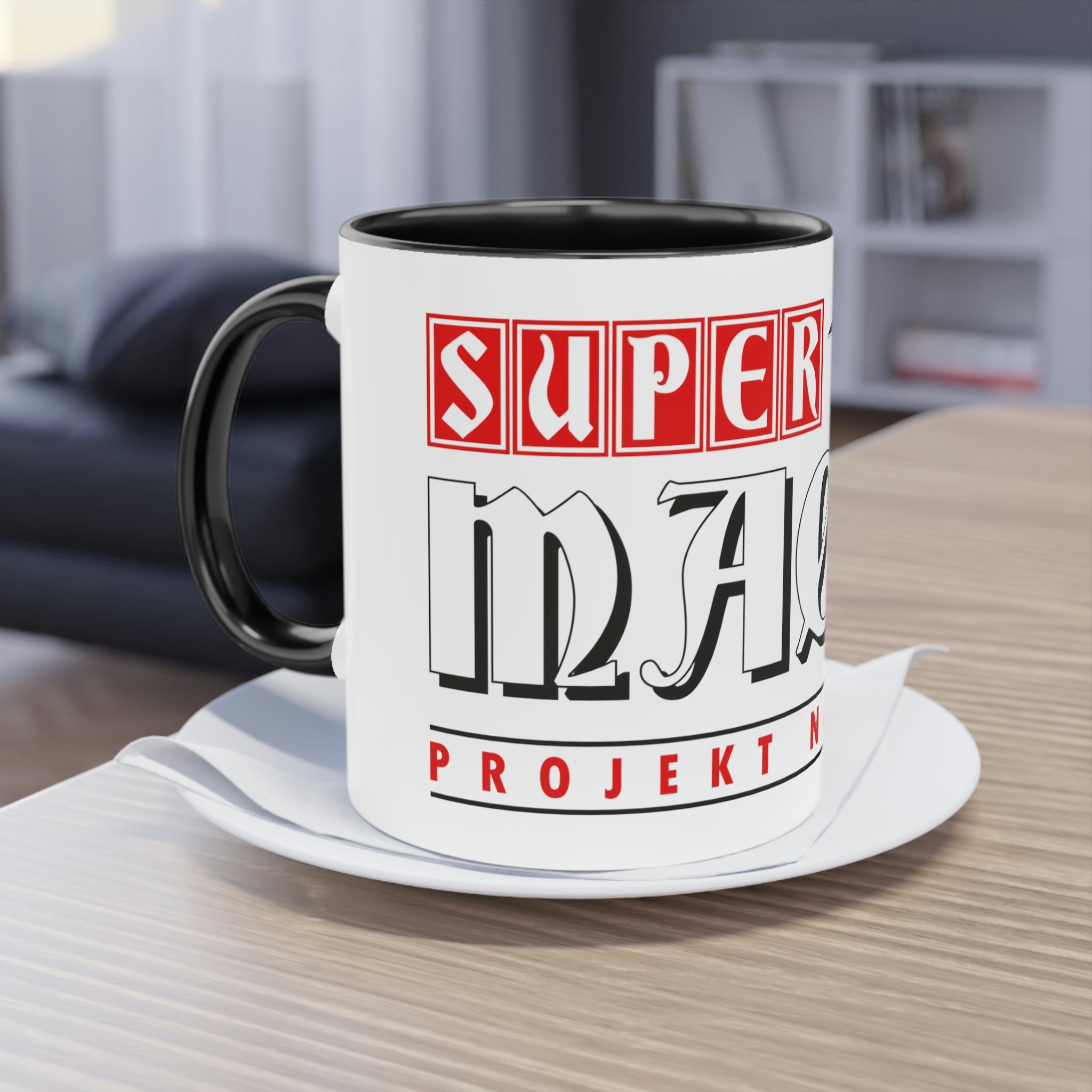 Supermacht Haunebu - Tasse, zweifarbig